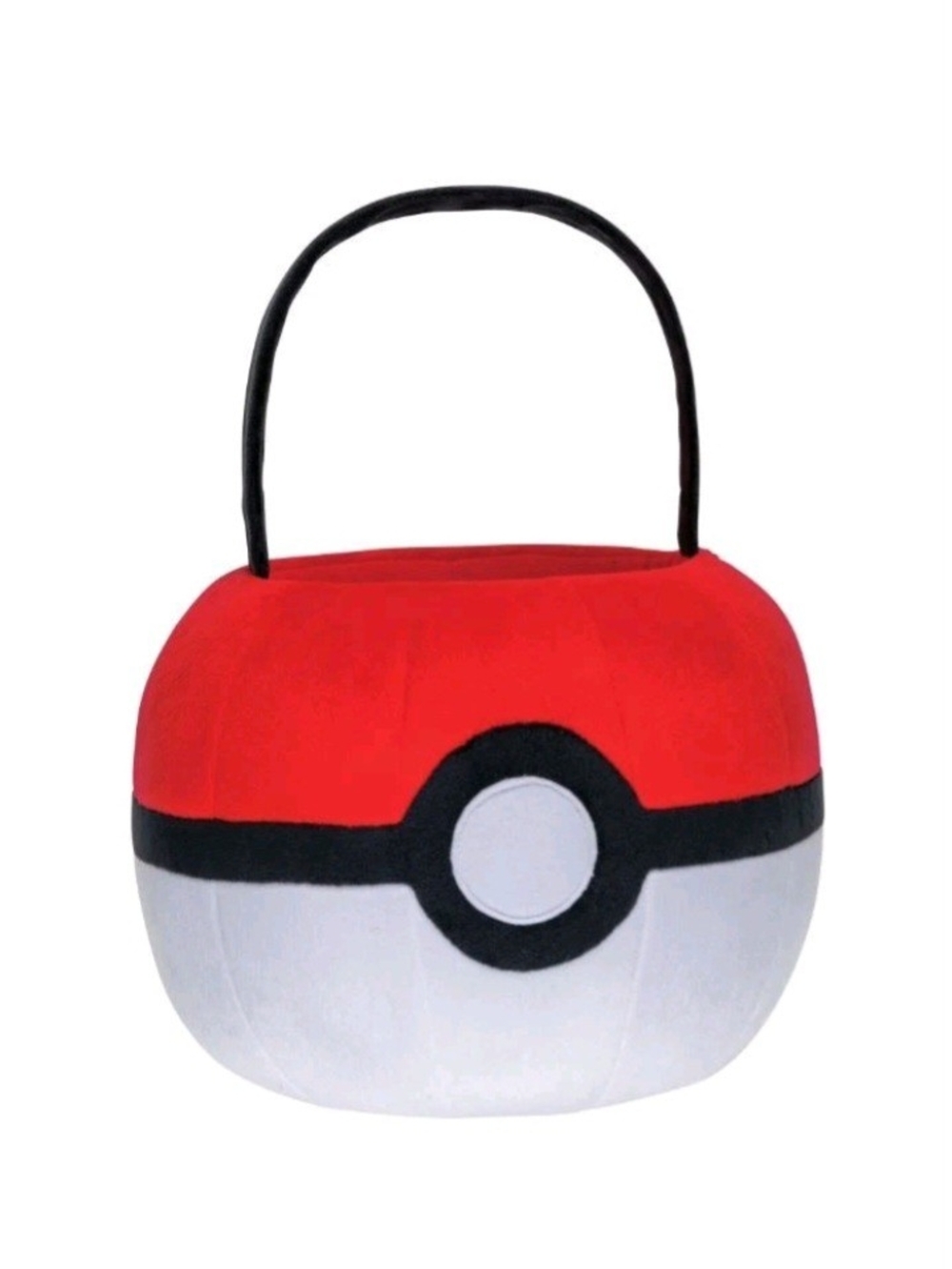 Pokemon Plush Red and White Poké Ball Halloween Spring Trick-or-Treat Basket